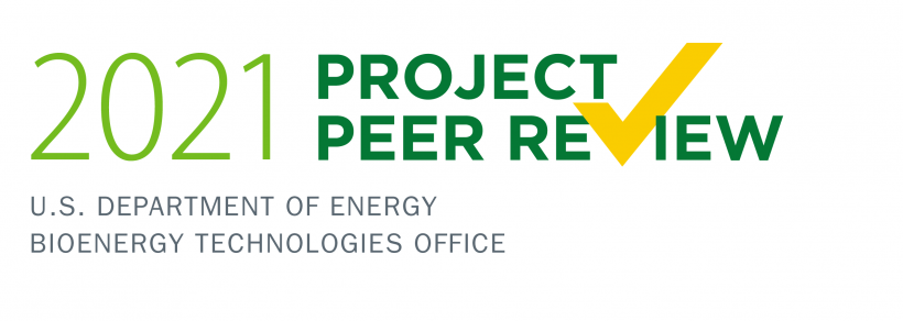 2021 Project Peer Review
U.S. Department of Energy Bioenergy Technologies Office